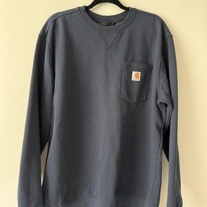 Carhartt Men's Dark Gray Crewneck Sweater